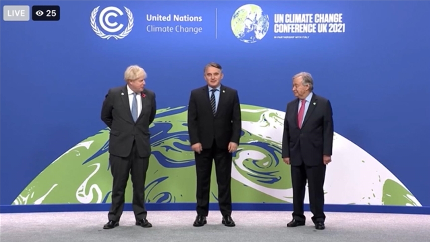 Željko Komšić obratio se učesnicima na samitu o klimatskim promjenama u Glazgovu